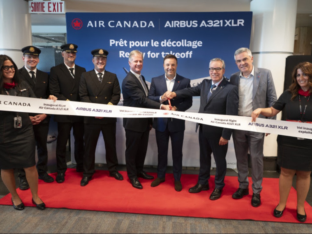 Air Canada’s Glowing Hearted era begins as first A321XLR takes off