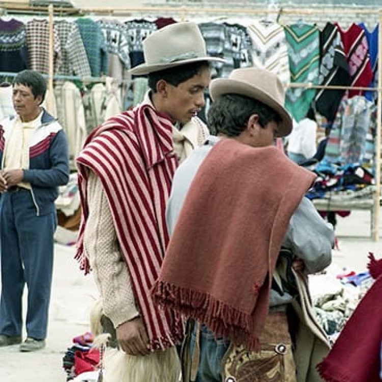 Chase | Ecuador - 378-35 Surprised to see cowboys at the market